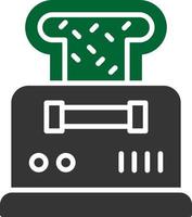 conception d'icône créative grille-pain vecteur