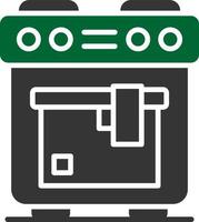 conception d'icône créative de four vecteur