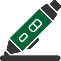 conception d'icône créative stylo 3d vecteur