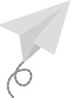conception d'icône créative avion en papier vecteur