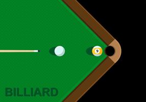 Vecteur de fond de billard