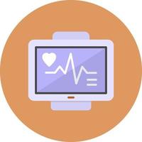 conception d'icône créative moniteur ecg vecteur