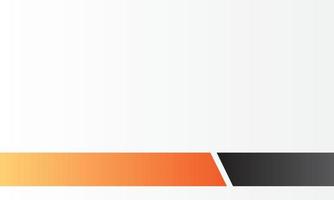 fond de vecteur de conception de fond de forme de ligne moderne orange noir blanc pour la présentation de l'entreprise