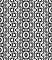 motif abstrait sans couture noir et blanc. arrière-plan et toile de fond. conception ornementale en niveaux de gris. vecteur