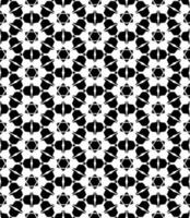 motif abstrait sans couture noir et blanc. arrière-plan et toile de fond. conception ornementale en niveaux de gris. vecteur