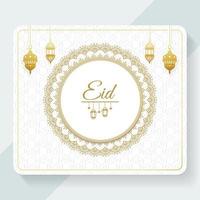 conception de cartes d'invitation eid, couverture islamique du ramadan vecteur