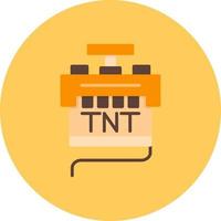 conception d'icône créative tnt vecteur