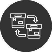 conception d'icône créative de remplacement vecteur