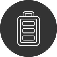 conception d'icône créative de batterie complète vecteur