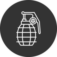 conception d'icône créative grenade vecteur