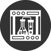 conception d'icône créative de chimie vecteur