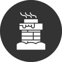 conception d'icône créative haut de cheminée vecteur