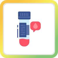 conception d'icône créative d'échantillon de sang vecteur