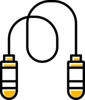 conception d'icône créative corde à sauter vecteur