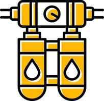 conception d'icône créative de filtre à eau vecteur