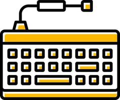 conception d'icône créative clavier vecteur