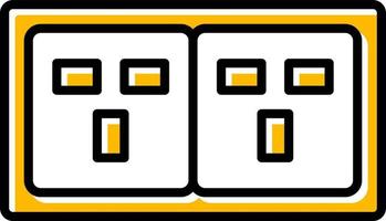 conception d'icône créative socket vecteur