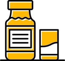 conception d'icône créative de lait vecteur