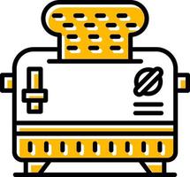 conception d'icône créative grille-pain vecteur