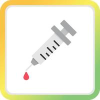 conception d'icône créative de seringue vecteur