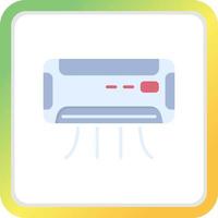 conception d'icône créative de climatiseur vecteur