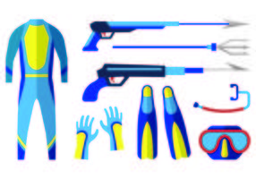 Icon Of Spearfishing vecteur