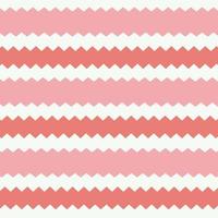 style géométrique de motif mignon. motif en zigzag à rayures carrées rose fond pastel blanc. abstrait, vecteur, illustration. utiliser pour la texture, les vêtements, l'emballage, la décoration, le tapis, le papier peint. vecteur