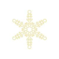 décoration de noël flocon de neige doré de paillettes d'or brillant scintille sur fond transparent blanc. vecteur scintillant éclat flocon de neige brillant éclat lumière pour modèle de conception de noël ou du nouvel an