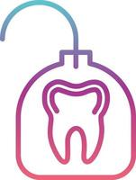 icône de vecteur de fil dentaire