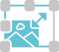 icône de vecteur de redimensionnement
