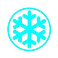 icône de vecteur de flocon de neige. illustration pour le web