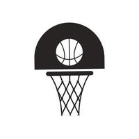 icône de panier de basket vecteur