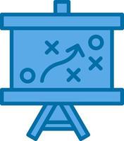 conception d'icône de vecteur de stratégie contra