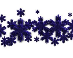 noël, fond neigeux avec guirlandes légères, chutes de neige, flocons de neige, congère pour les vacances d'hiver et du nouvel an. vecteur