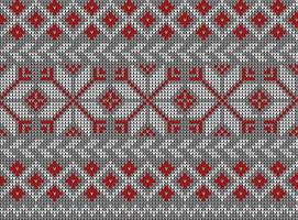 modèle tricoté de noël et du nouvel an. conception de pull en tricot de laine. papier peint papier d'emballage impression textile. vecteur