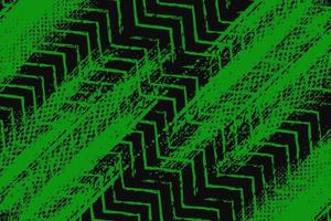 fond de texture abstraite grunge vert et noir avec style zigzag vecteur