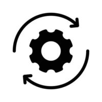 réglage de l'illustration vectorielle de rafraîchissement sur un arrière-plan.symboles de qualité premium.icônes vectorielles pour le concept et la conception graphique. vecteur