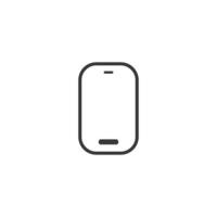 simple handphone gadget logo technologie vecteur icône illustration