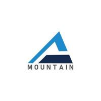 lettre g résumé triangle montagne logo géométrique vecteur