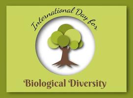 journée internationale de la diversité biologique vecteur