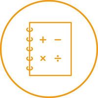 icône de vecteur de mathématiques