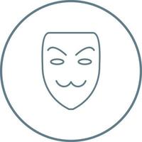 icône de vecteur de masque de pirate informatique