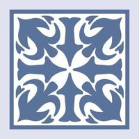 tuile de mosaïque marocaine sans soudure de vecteur avec patchwork coloré. azulejo portugal bleu vintage, talavera mexicain, ornement de majolique italienne, motif arabesque ou mosaïque de céramique espagnole