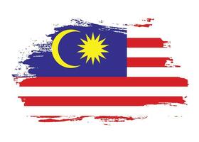 nouveau drapeau malaisie abstrait coloré vecteur