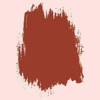 coup de pinceau de peinture de couleur rouge clipart vecteur