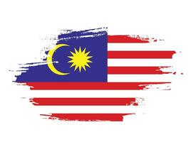 vecteur de drapeau abstrait nouvelle malaisie