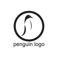 logo animal pingouin vecteur