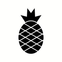 icône de glyphe de vecteur d'ananas unique