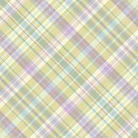 motif de couleur pastel tartan ou plaid. vecteur