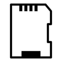 conception d'icône micro sd vecteur